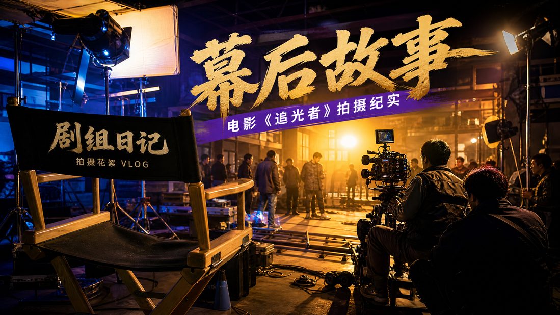抖音风影视幕后花絮视频演示